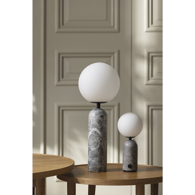 Szare marmurowe lampy stołowe Torrano